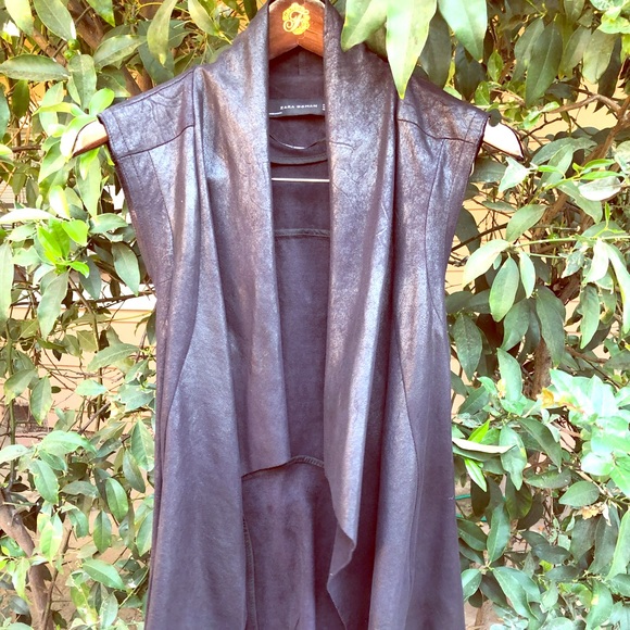 Zara Black Blazer Vest - Picture 1 of 6